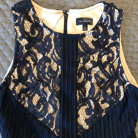 The Limited Navy Lace Dress - Picture 3 of 8